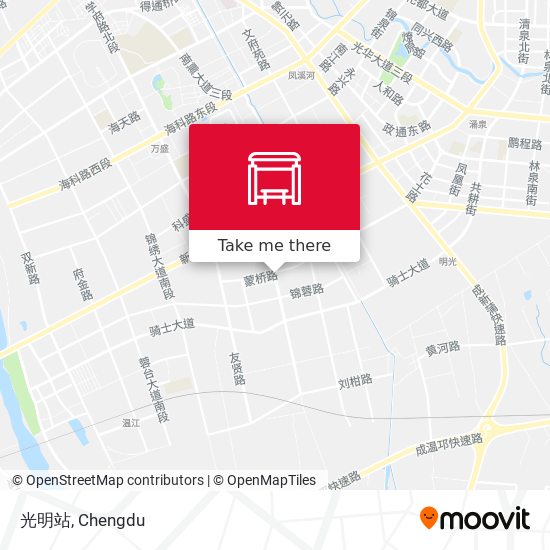 光明站 map