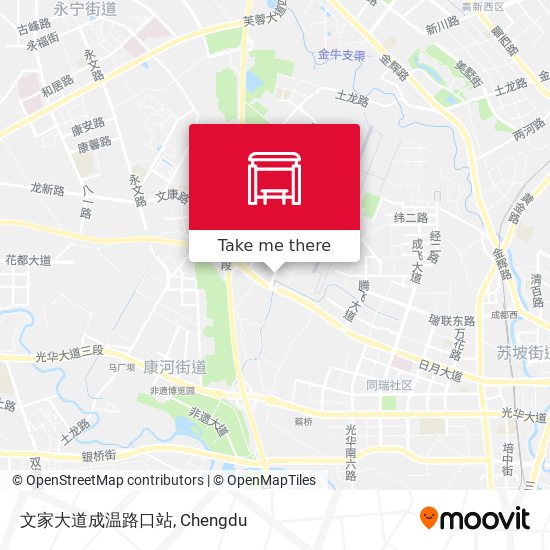 文家大道成温路口站 map
