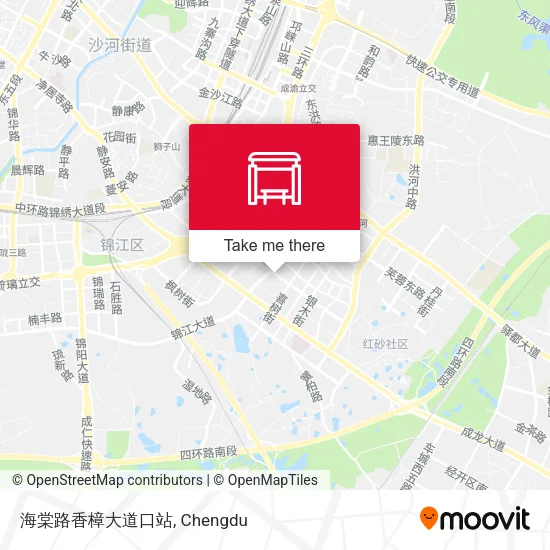 海棠路香樟大道口站 map