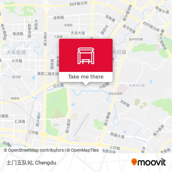 土门五队站 map