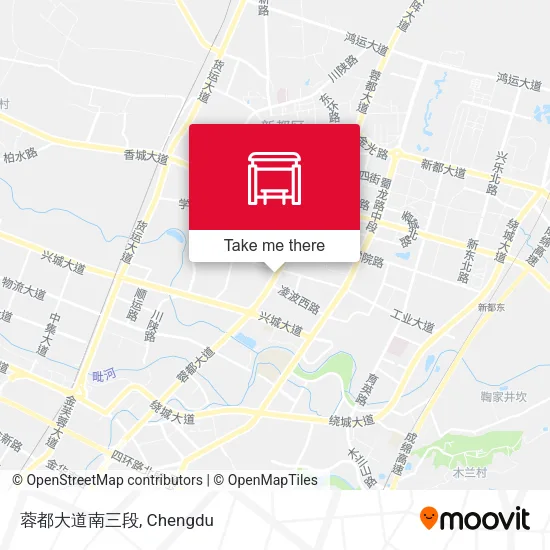 蓉都大道南三段 map