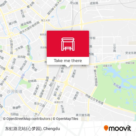 东虹路北站(心梦园) map