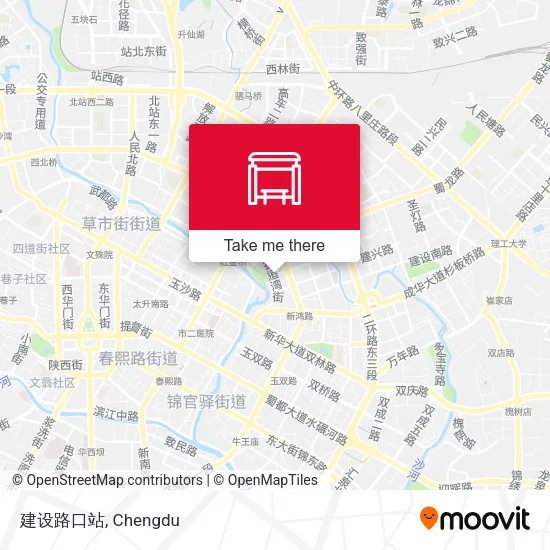 建设路口站 map