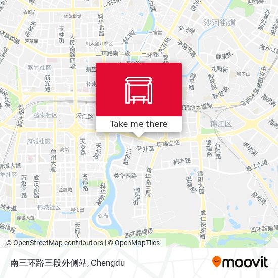 南三环路三段外侧站 map