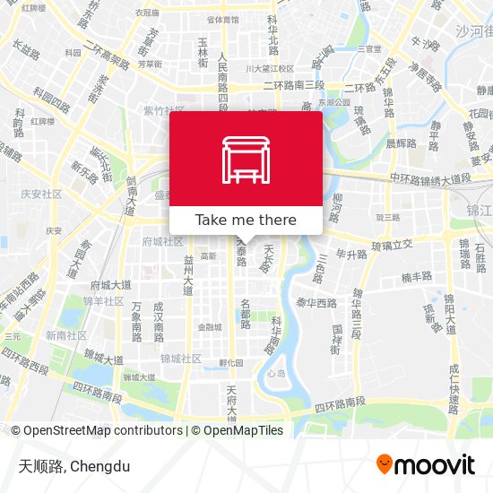 天顺路 map