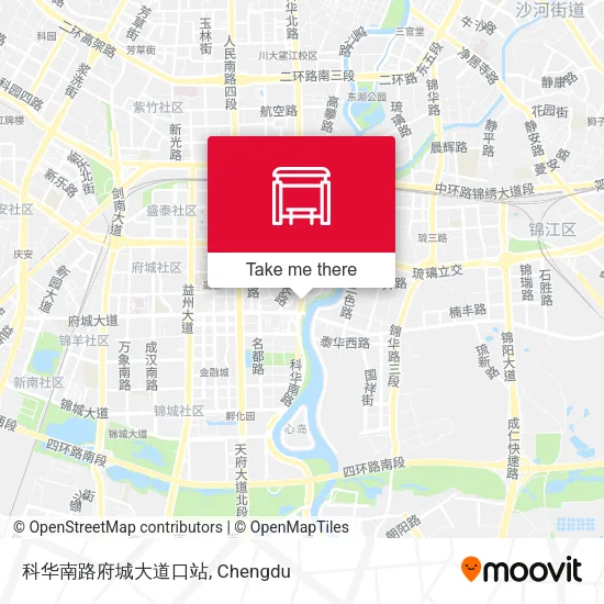 科华南路府城大道口站 map