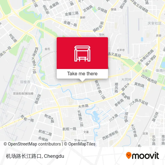 机场路长江路口 map