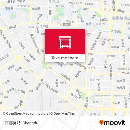 丽都路站 map