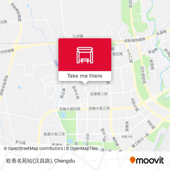 欧香名苑站(汉昌路) map