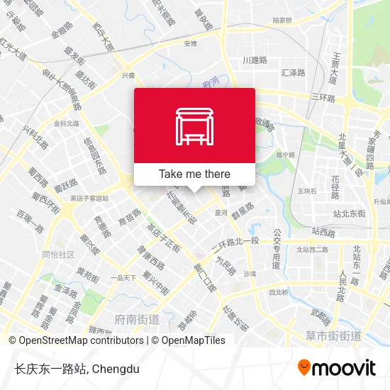 长庆东一路站 map