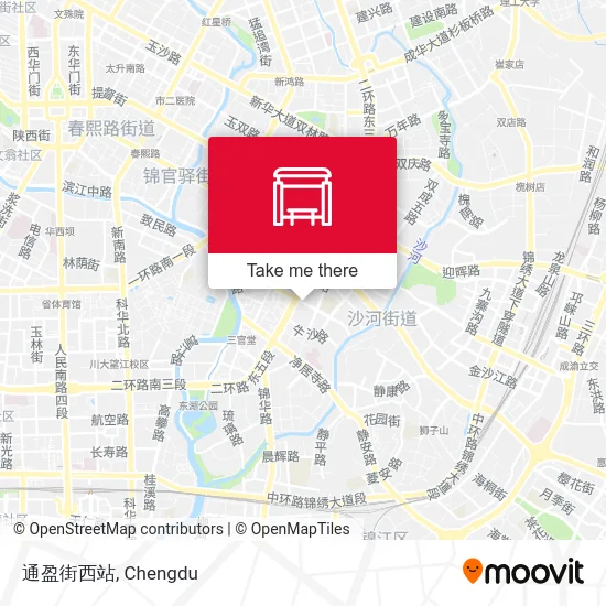 通盈街西站 map