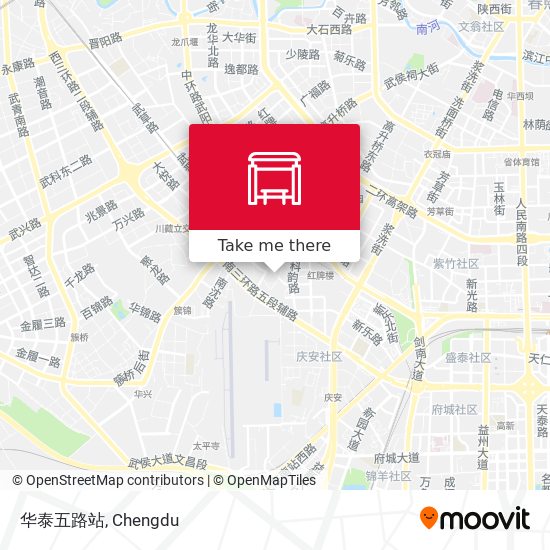 华泰五路站 map