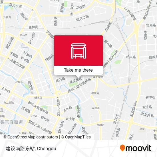 建设南路东站 map