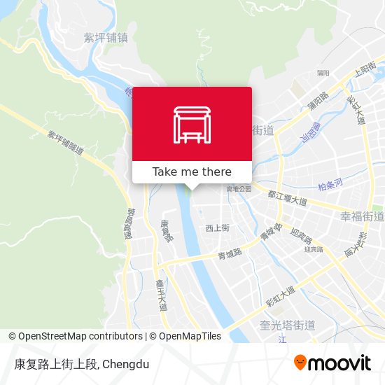 康复路上街上段 map
