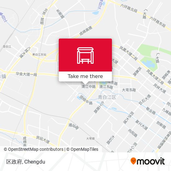 区政府 map
