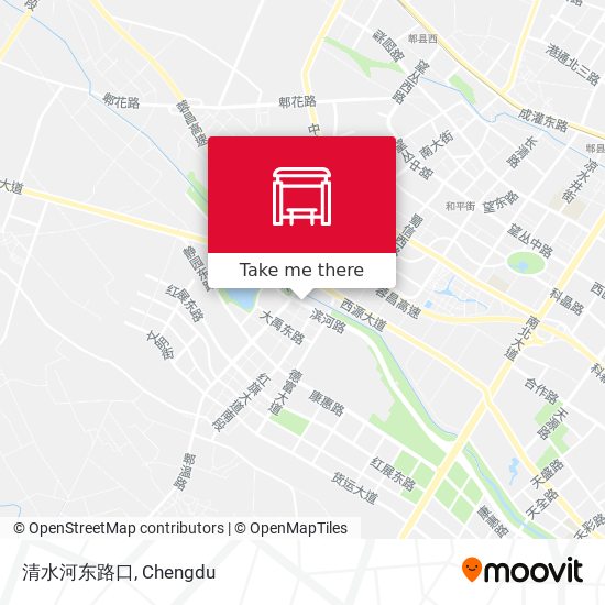 清水河东路口 map
