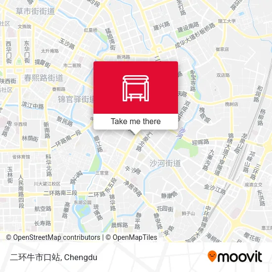 二环牛市口站 map