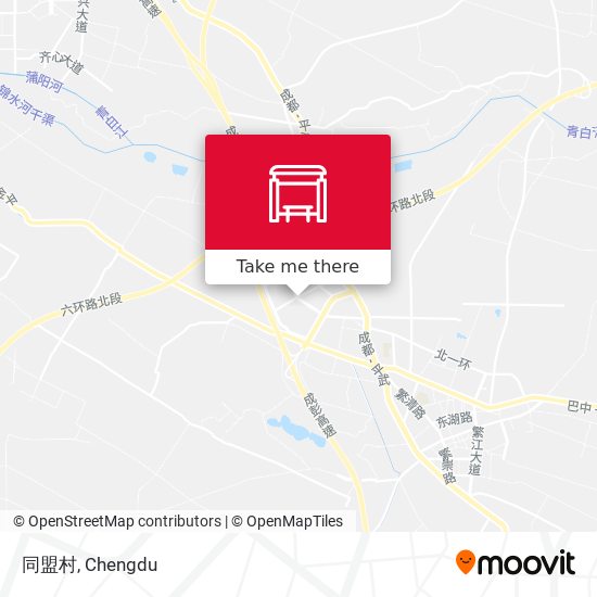 同盟村 map