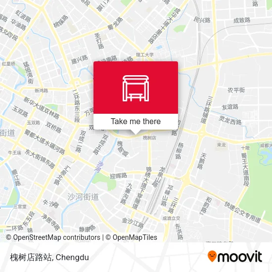 槐树店路站 map