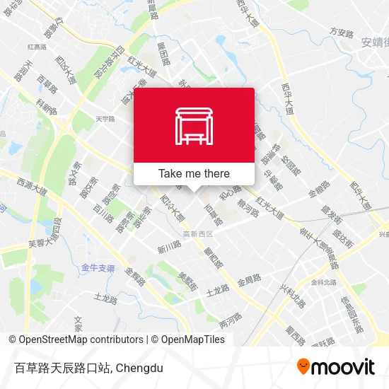 百草路天辰路口站 map