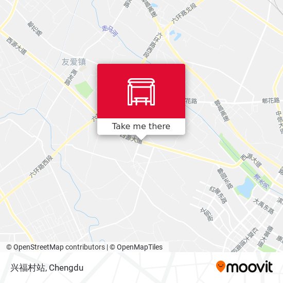 兴福村站 map