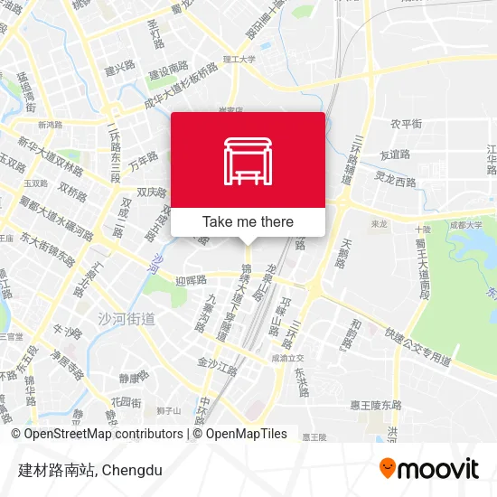 建材路南站 map
