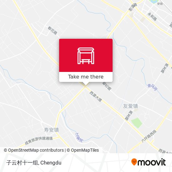 子云村十一组 map
