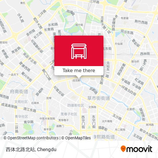 西体北路北站 map