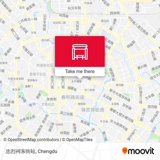 忠烈祠东街站 map
