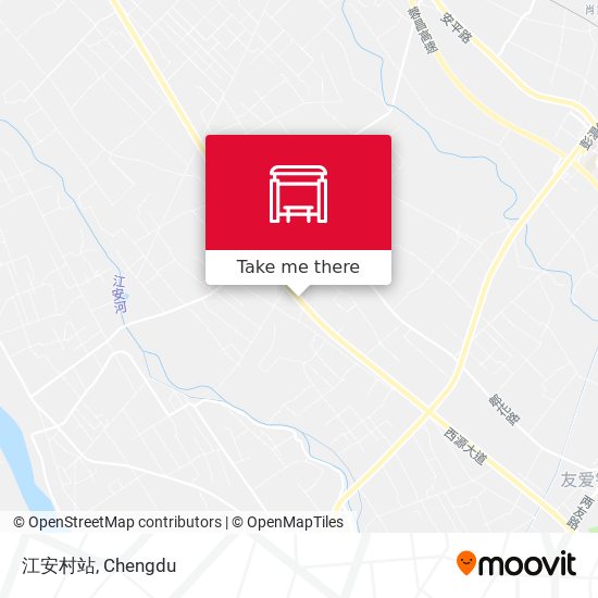 江安村站 map