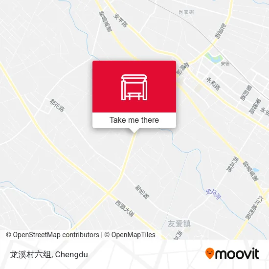 龙溪村六组 map