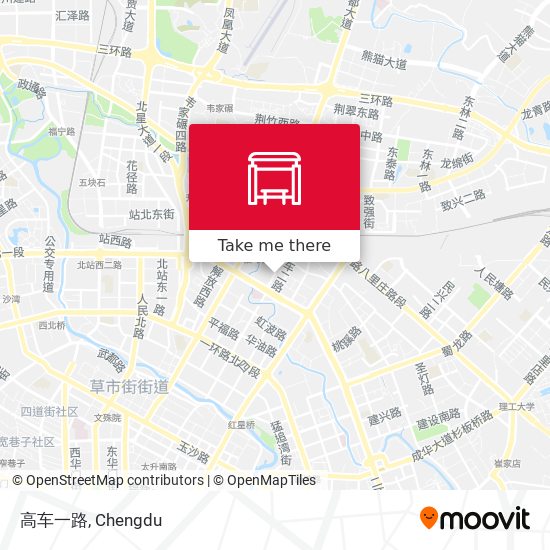 高车一路 map