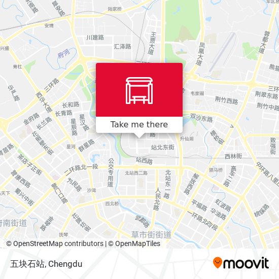 五块石站 map