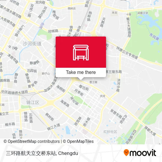 三环路航天立交桥东站 map