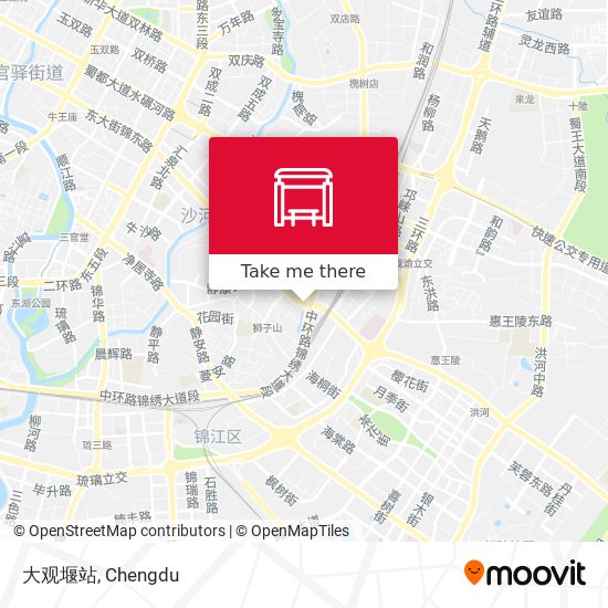 大观堰站 map