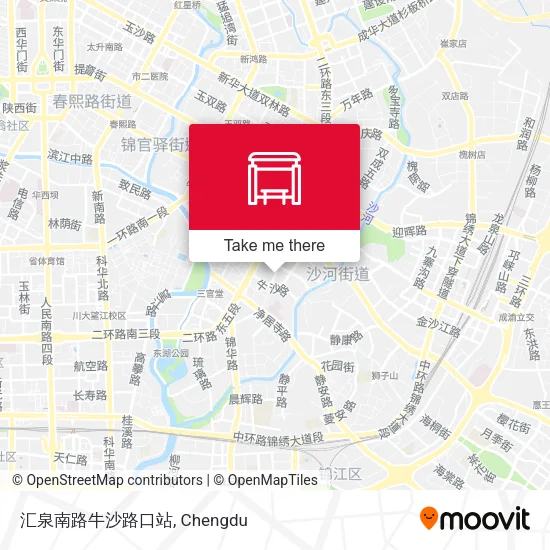 汇泉南路牛沙路口站 map