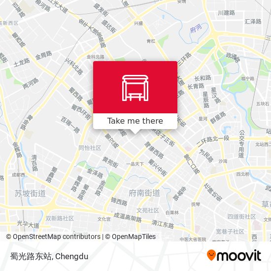 蜀光路东站 map