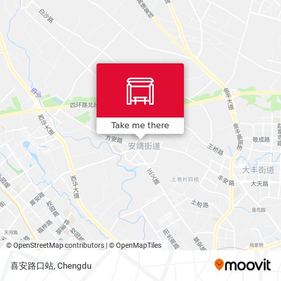 喜安路口站 map
