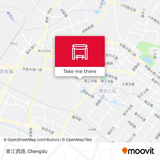 青江西路 map