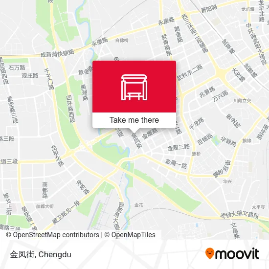 金凤街 map