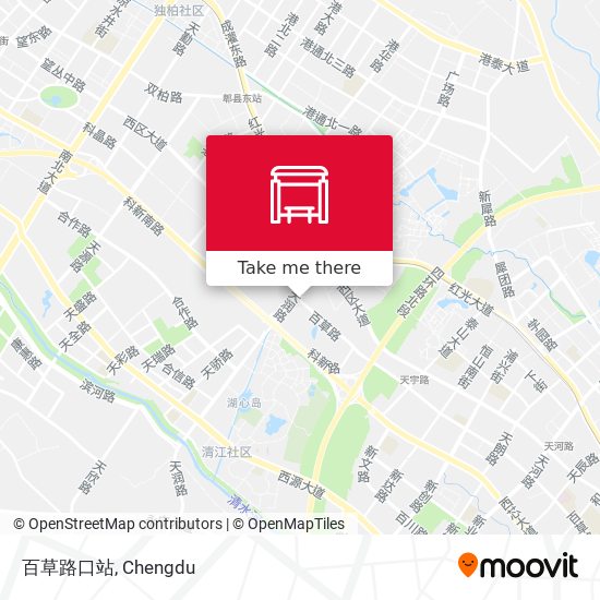 百草路口站 map