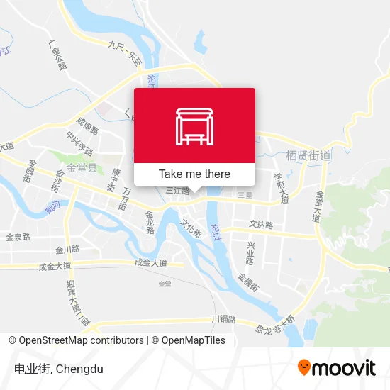 电业街 map