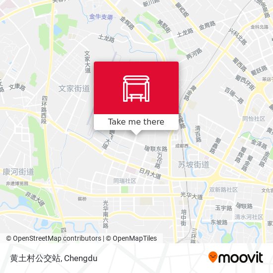 黄土村公交站 map