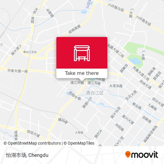怡湖市场 map