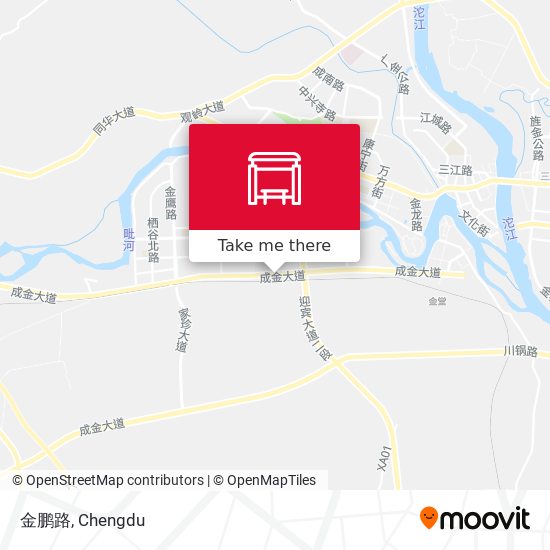 金鹏路 map