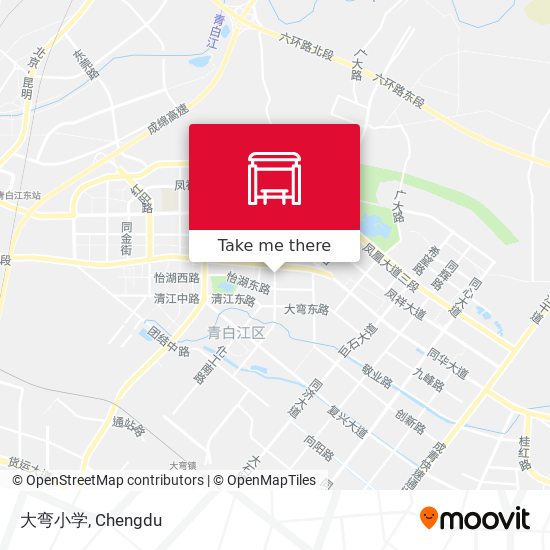 大弯小学 map
