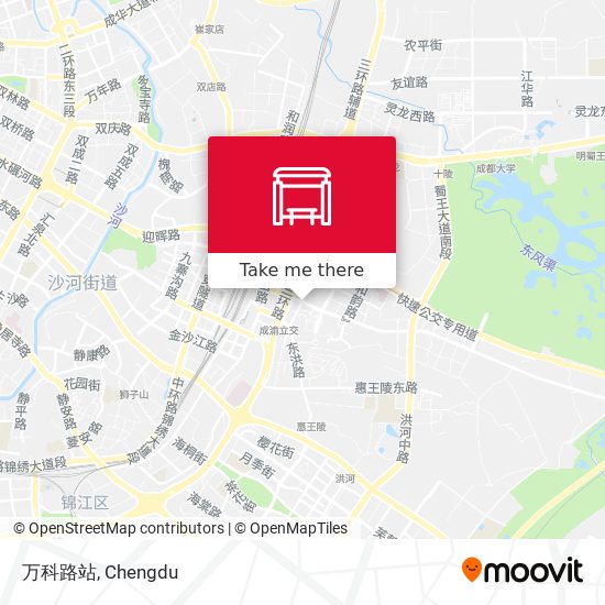万科路站 map