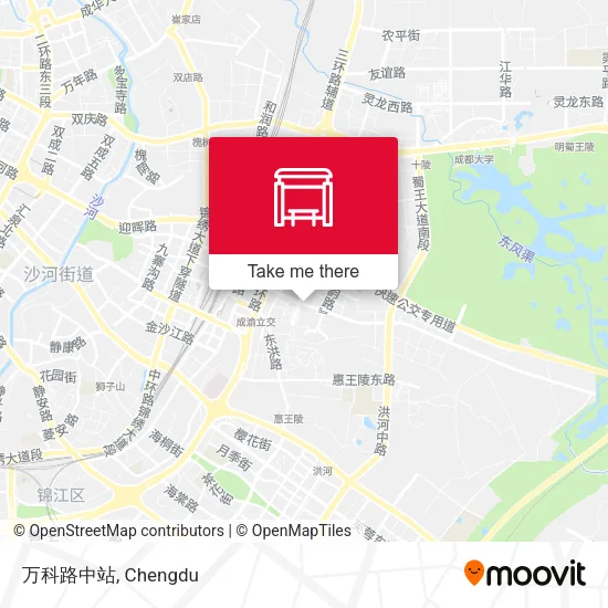 万科路中站 map