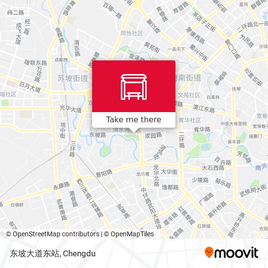 东坡大道东站 map