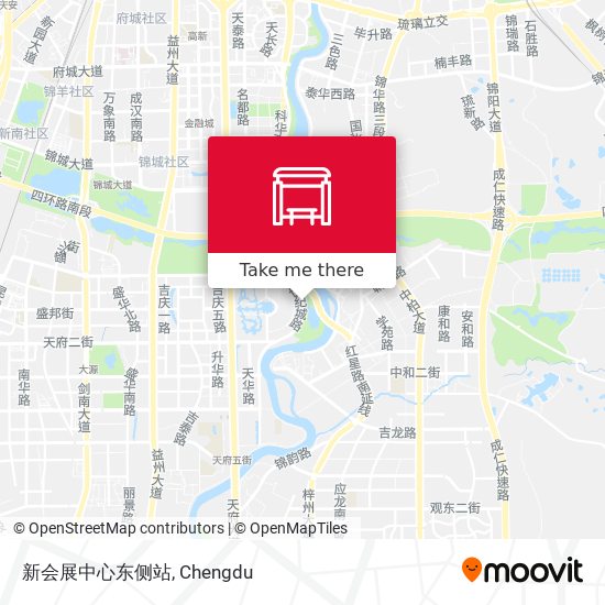新会展中心东侧站 map
